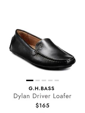 G.H. Bass & Co. Dylan Driver Loafer - Black
